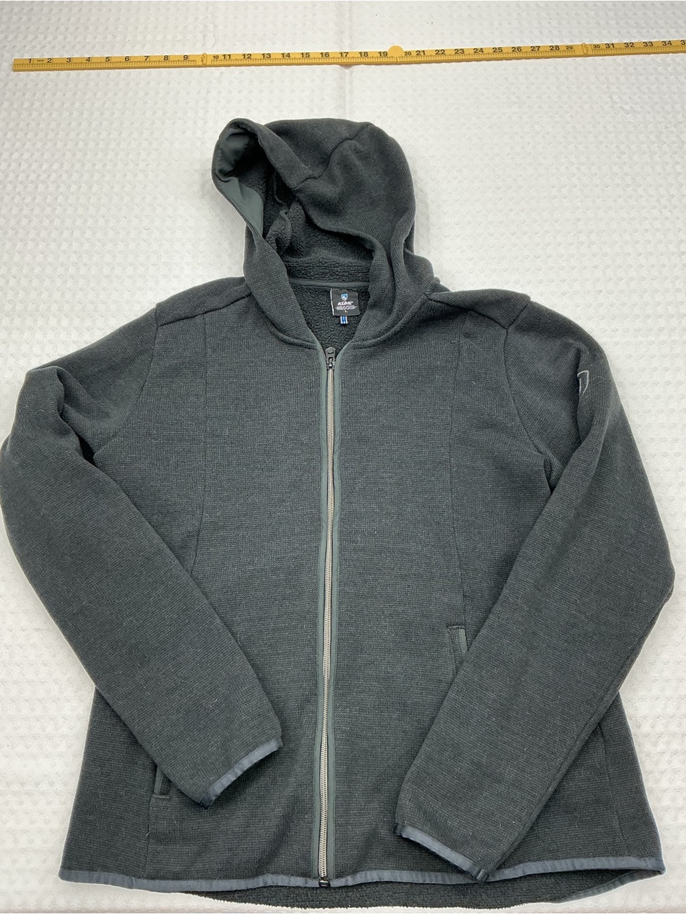 Kuhl Women's Dark Charcoal Gray Zip Hoodie